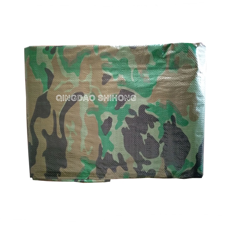 Camouflage tarpaulin waterproof canvas tarp fire retardant tarp